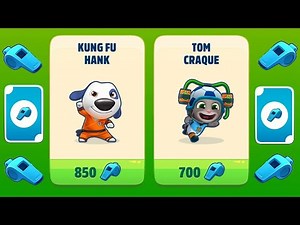 Talking Tom Gold Run Sports League Event FOOTBALL TOM vs Kung Fu Hank vs Raccoon Boss FIGHT