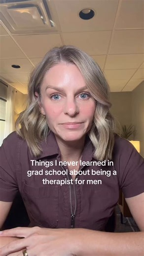 Dr. Audra Horney | Therapist for Men on Instagram: "Therapy for men facts I learned *after* my PhD ⬇️ • his depression shows up physically with shame underneath • if you don’t name the shame, he won’t • his sleep is garbage but it’s his norm • if he’s not a vet, he’s not calling it trauma • I have to normalize body image issues for men • his thoughts are darker than he’s admitting • those “unhealthy” coping mechanisms are survival • anger is associated with a lot of diagnoses • other people alwa