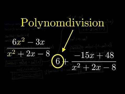 Partialbruchzerlegung mit Polynomdivision (Beispiel)