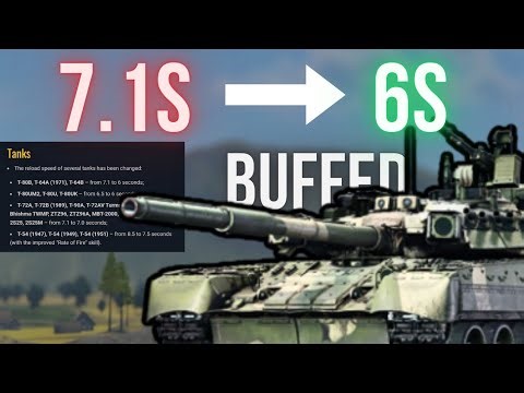 Russian MBT'S got a MASSIVE Reload Buff - War Thunder Mobile
