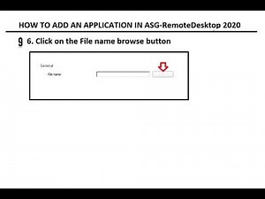 How to add application on ASG Remote desktop 2022