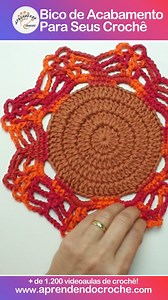 1.2M views · 10K reactions | Vídeo: Aprenda Como Fazer um Bico de Crochê Passo a Passo #croche #crochê | Aprendendo Crochê | Facebook
