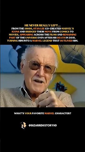 Stan Lee Became A Marvel Legend #history #marvel