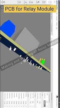 Relay Module - making and Working | EasyEda Tutorial (Full Video will out on Friday )
