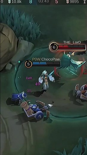 gameplay sora melawan alice #sora #mobilelegends #mlbb #shorts