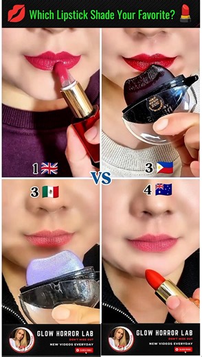 Lipstick 💄 Lovers Which One Are You? #shorts #glowhorrorlab #lipstick #lipsticklover #makeup #beauty