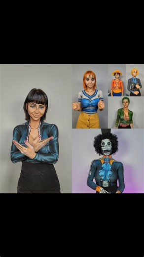 Virginia Frank on Instagram: "I'm going to paint myself like the whole straw hat crew"