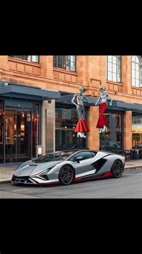 Lamborghini Siàn Roadster. Alien Shopping.