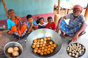 1.3M views · 10K reactions | Very tasty indian sweets recipe | delicious laddoo recipe by our grandfather & grandmother | village food | Indian tribe food | Facebook