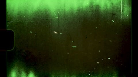 8mm Film Burn Effect, Animation with Overlay of Flickering Frames of Noise and Dust