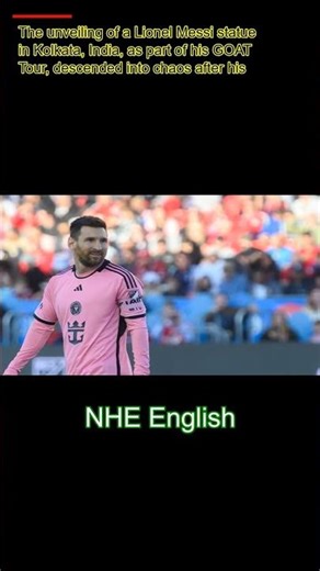 Lionel Messi statue unveiling ends in mayhem