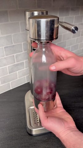 Fizzy grapes experiment
