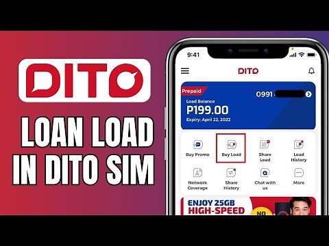 How To Loan Load In Dito Sim