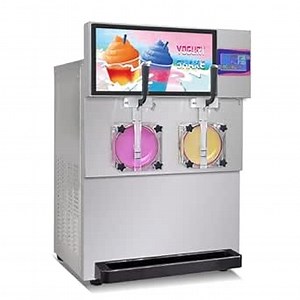 Commercial 2X10L Hopper Milkshake Machine/Ice Slush Machine/Margarita Frozen Drink Machine/Cooling Beverage Making Machine/Frozen Beverage Slushie Machine