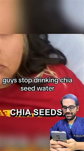 Stop Drinking Dry Chia Seeds Water ❌️ #chiaseeds #chiaseedsdrink #chiaseedsbenefits