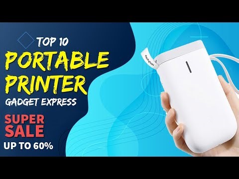 Top 10 Portable Photo & Label Printer on || Gadget Express On Aliexpress