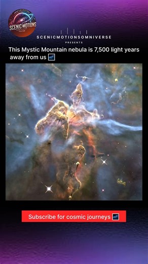 This Nebula Looks Unreal 🌌 | Mystic Mountain in the Carina Nebula