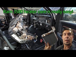 Ram 3500 heater core. Not as hard as you think.