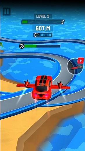 Flycar: Race Rush 3D | Super Speed Flying Car Game | New Gameplay in Hindi