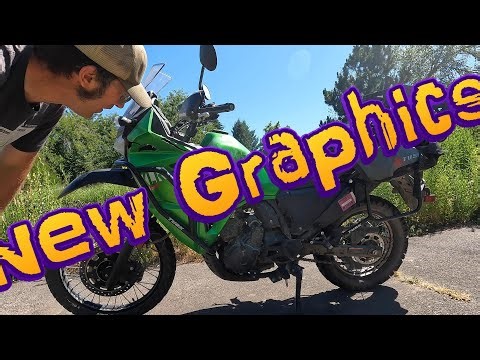 New Graphics for my KLR 650! How to Wrap Yours!