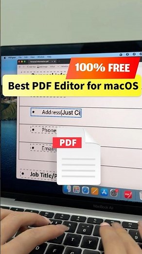 Best Free PDF Editor for macOS #editpdf #macbook