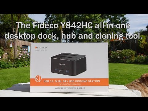 Things just keep getting better! The Fideco Y842HC dual Dock, Hub and offline Cloning solution