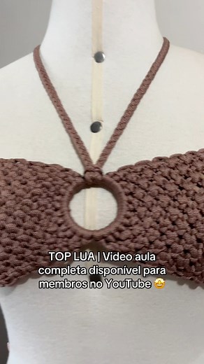 38K views · 406 reactions | TOP LUA | Video aula completa disponível para membros no YouTube 朗 #macrame #videoaula #handmade #feitoamao #tutorial | Lineart Macramê | Facebook