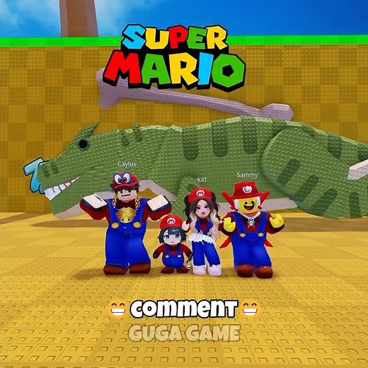 Kat and Guga With Sammy and Caylus do Matching Outfit batman, sonic, spongbob,mario #roblox #usa