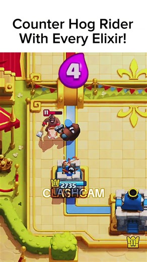 Cntr Hog Rider W Every Elixir #clashroyale #shorts #clashroyalememes #clashroyaleshorts Clash Royale