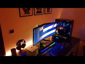 Corsair 570x Mirror Black feat Alienware AW3418DW