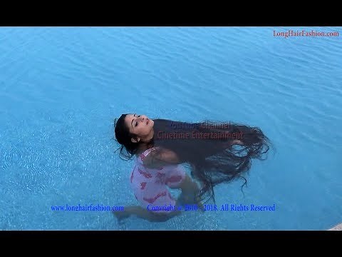 Long Hair Mermaid 2018 | Amazing Long Hair Beauty Floating on Water