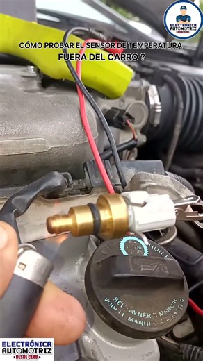HOW TO TEST THE TEMPERATURE SENSOR OUTSIDE THE CAR!!! #automotiveelectronics #automobile