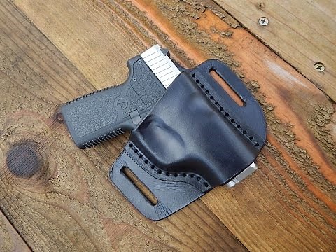 Making a leather holster for a KAHR CT380