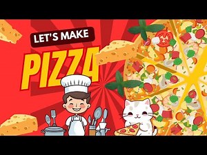 Cute Chef Makes Yummy Pizza 🍕 | Fun & Relaxing Cartoon Cooking Video #kids #cartoonvideo