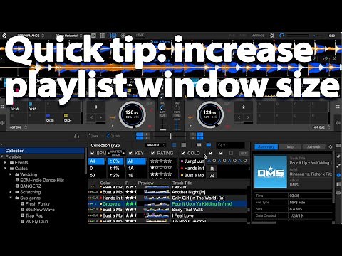 Quick tip: Rekordbox DJ Performance Mode screen sizing