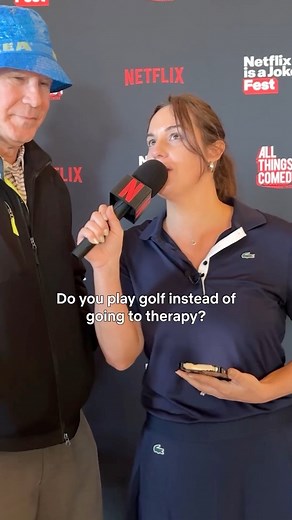 96K views · 1.1K reactions | Is golf therapy for men? #comedy #comedian #interview #sports #golf #funny #reels #lol #laughs #celebrity | Hannah Berner | Facebook