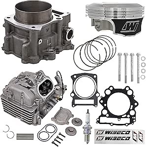 NICHE Cylinder Head Wiseco Piston Gasket Stud Kit for Yamaha Grizzly Rhino 660 5KM-11310-00-00