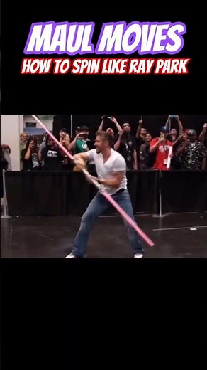 How to lightsaber spin like Darth Maul #starwars
