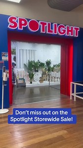 20-50% Spotlight Storewide Sale in store and online now on. Hurry, sale ends September 12th! #SpotlightStores #ItsWhatYouMakeIt | Spotlight