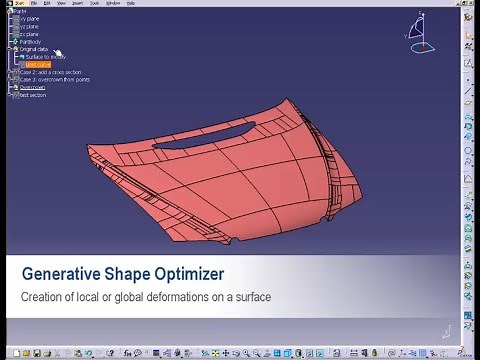 CATIA V5 - Generative Shape Optimizer 2 (GSO)