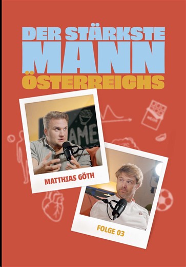 IM NAMEN DEINES KÖRPERS: Folge 3 ist nun live! 🎙️💪 Gemeinsam mit Strongman @Matthias Göth spricht Host Manuel Zeller über die ehrlichen Themen: wie Matthias als Kind unsicher war, gestottert und seine Zweifel mit Humor überspielt hat. Es geht um Kinderernährung, warum „nur ein Apfelsaft