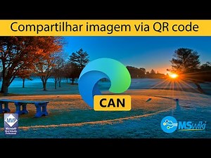 Microsoft Edge Canary - Compartilhar imagem via QR code