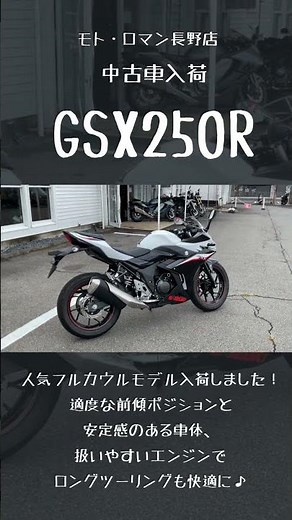 売約済み【GSX250R】中古車入荷しました！