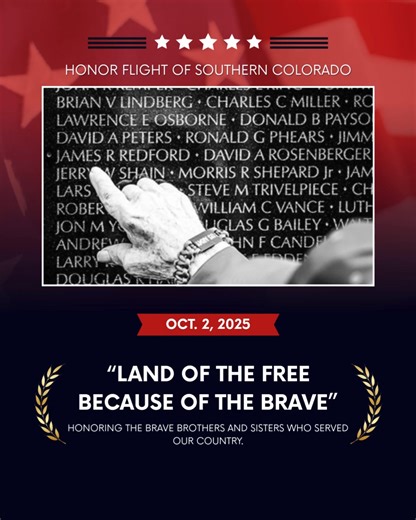 With 1 day left until Mission 21 takes flight, we look forward to making new memories with all of our Veterans! | Honor Flight of Southern Colorado