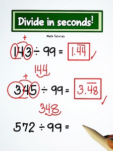 27K views · 571 reactions | Try this Division Hacks‼️‼️ #Math #mathhacks #mathteachergon #division #decimals | Math Tutorials | Facebook