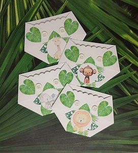 Safari Baby Shower Game Prizes Gift Card Holder - Jungle Animals - Etsy