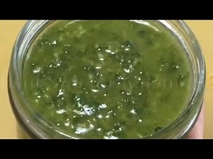 How to make Basil Paste para sa Pizza at iba pa