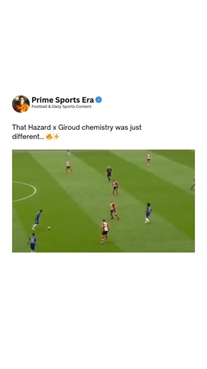 Prime Sport Era on Instagram: "One of the most memorable solo goals in FA Cup history came from Olivier Giroud for Chelsea against Southampton in the 2018 Semi-Final at Wembley. With Chelsea struggling in the Premier League under Antonio Conte, the FA Cup was their best chance at silverware, while Southampton, managed by Mark Hughes, were battling relegation and entered the match as heavy underdogs. After a goalless first half, Eden Hazard controlled a high ball with a sublime touch and fed it t