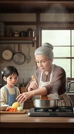 Grandmother’s Soup Recipe 🍲 Cozy Ghibli Style Animation Relaxing ASMR Cooking