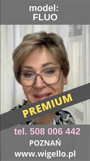 MODEL FLUO – premium peruka syntetyczna z mikroskórą | Naturalny blond | Lace front